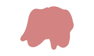 abstract blob maroon