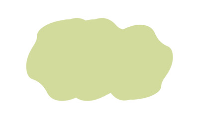 olive green blobs abstract