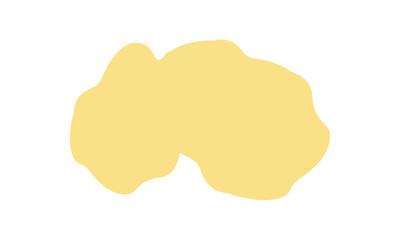 cream color blobs abstract