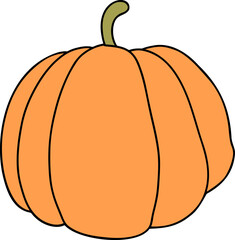 Autumn Pumpkin, Autumn or Fall Animal, illustration
