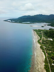 Utwe & Hiroshi point in Kosrae, Micronesia （Federated States of Micronesia）