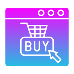 Buy Glyph Gradient Icon