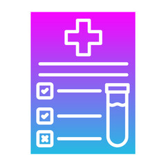 Test Glyph Gradient Icon