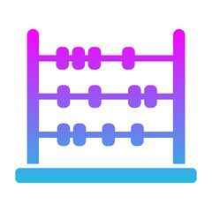 Abacus Glyph Gradient Icon