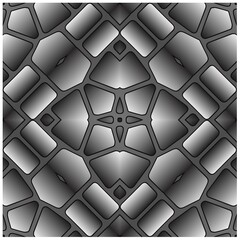 Monochrome Repeat Pattern.black and white grunge  background.Abstract halftone pattern.