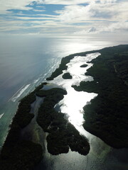 Utwe Biosphere Reserve in Kosrae, Micronesia （Federated States of Micronesia）