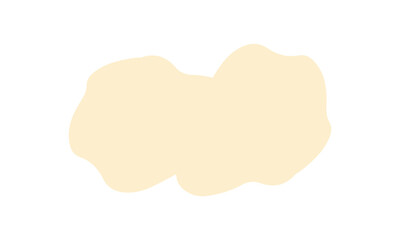 blob cream abstract