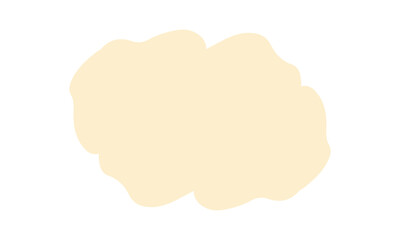 blob cream abstract