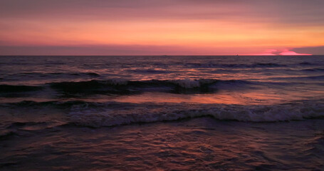 Sunset on the beach