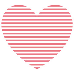 Obraz premium stripe heart icon, heart of lovers