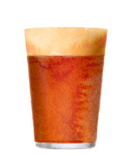 クラフトビールの水彩イラスト © yyy