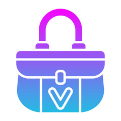 Bag Glyph Gradient Icon