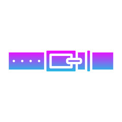 Belt Glyph Gradient Icon