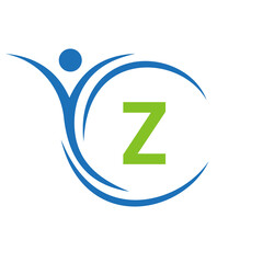 Initial Letter Z Healthcare Logo. Doctor Logo Sign, Medical Pharmacy Plus Symbol Design