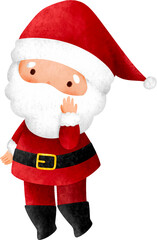 Kid wearing Christmas costume