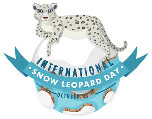 International Snow Leopard Day Banner Design