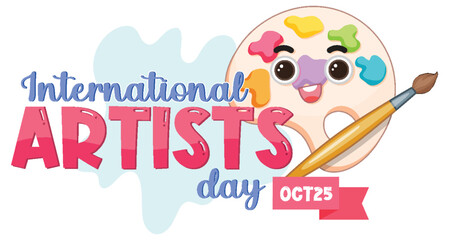 International Artists Day Banner Design