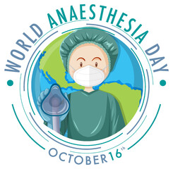 World Anaesthesia Day Banner Design