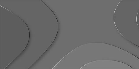 Geometric cut paper black luxury background with gold elements, topography map concept. Abstract paper cut layered black posters. Fluid shapes brochure template. For banner, identity card, cover.