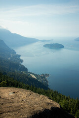 Ocean, mountains and road
