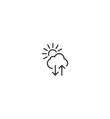weather icon,vector best line icon.