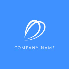 Line logo template minimalism style with modern look for business, company, and more