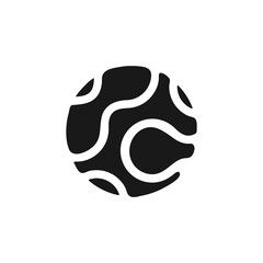 Dog house icon footprint food tray dog ​​bone pet care concept