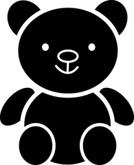 Teddy bear icon template. Preschool education concept. Vector.Logo design..eps