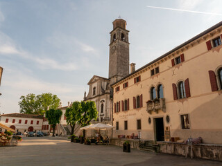 Obraz premium Cison di Valmarino, one of the most suggestive villages in Veneto. 