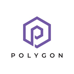 Abstract Logo design element initial letter P monogram. Luxurious, elegant and minimalist symbol. Logo can be used for brand, identity and others.