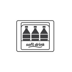 illustration of soft drink, vector art.