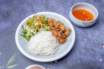 Asian Food Rice Noodle Type Buncha