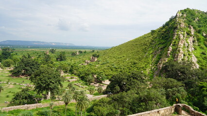 mountain of Bhangarh: the most haunted fort in India © FireFXStudio