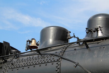 Fototapeta na wymiar top of the locomotive