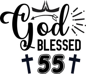 God blessed svg design cut files