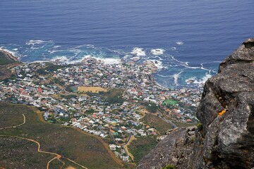 Fototapeta na wymiar Blick auf Kapstadt