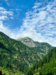 cable car on mountain