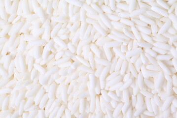 Uncooked white rice background