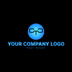 blue company logo