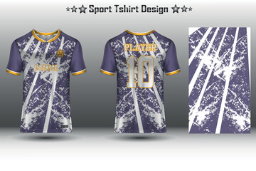 Football jersey mockup, soccer jersey mockup, cycling jersey mockup and sport jersey mockup with abstract geometric pattern Free Vector © Ibnu