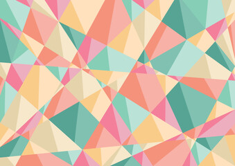 Fototapeta premium colorful abstract geometric background fun retro