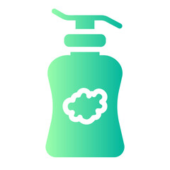 liquid soap gradient icon