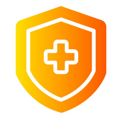 protection hygiene gradient icon