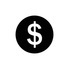 Fototapeta premium coin cash money financial item icon. Flat and Isolated design. Vector illustration