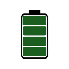 full green battery icon png