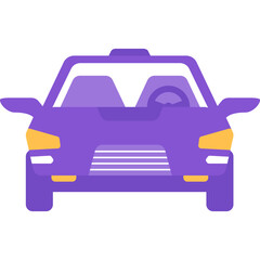 Obraz premium Car icon vector vehicle, transport sharing service