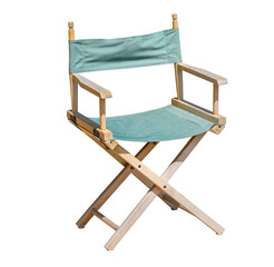 Director chair  isolated on transparent background,
