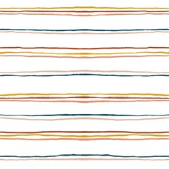 Illustration seamless patterns drawing of pink yellow blue line striped plaid repeat pattern with rough blush, on white background for clothing fashion fabric textiles, wallpaper, paper wrapping