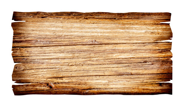 close up of an empty wooden sign