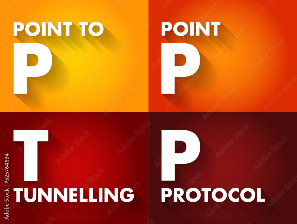 Poster pptp point to point tunnelling protocol - method for implementing virtual private networks, acronym 